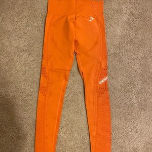 Orange Gymshark Leggings. Worn once.